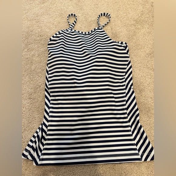 Albion Pana stripe Tankini Swim Top Medium NWT - Picture 4 of 6